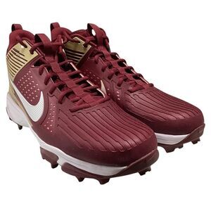 Nike Football Cleats Mens18 Red Gold White FSU Seminoles Force Savage Pro 3 NEW